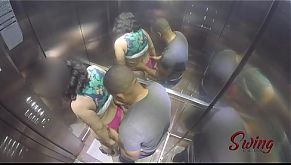 Sorayyaa e Leo Ogro foram pegos fudendo no elevador